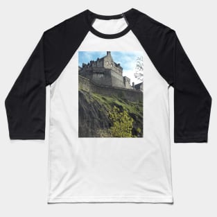 Edinburgh Castle, Scotland Baseball T-Shirt